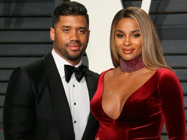 Ciara and her husband Russell Wilson.