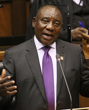 President Cyril Ramaphosa delivers his inaugural State of the Nation Address. (Photo: Ruvan Boshoff, AFP)