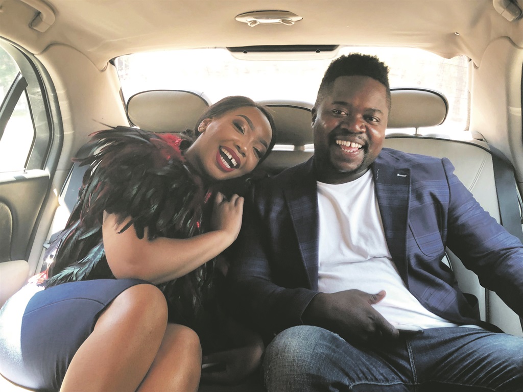 Goulden couple: Thembisa Mdoda and Mashabela Galane host Your Next Million. Picture: Juniour Khumalo.