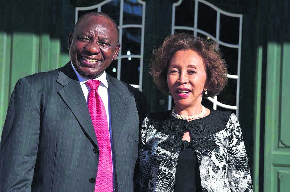 Cyril Ramaphosa and his wife Dr Tshepo Motsepe
