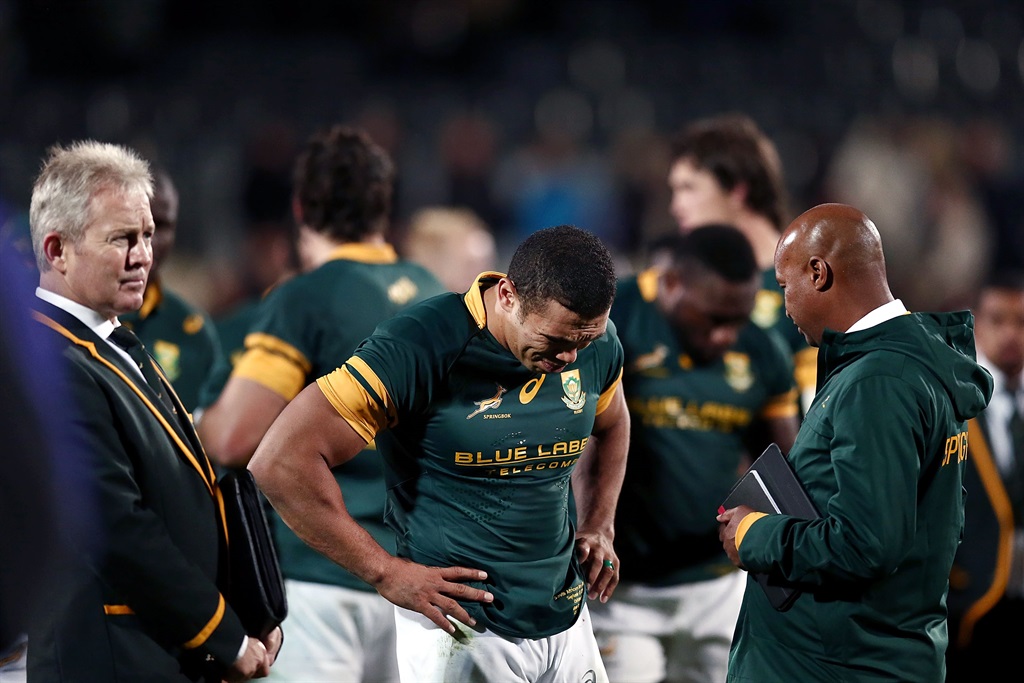 The Springboks lost consistently this year, with scenes like this becoming commonplace. Picture: Anthony Au-Yeung/Getty Images