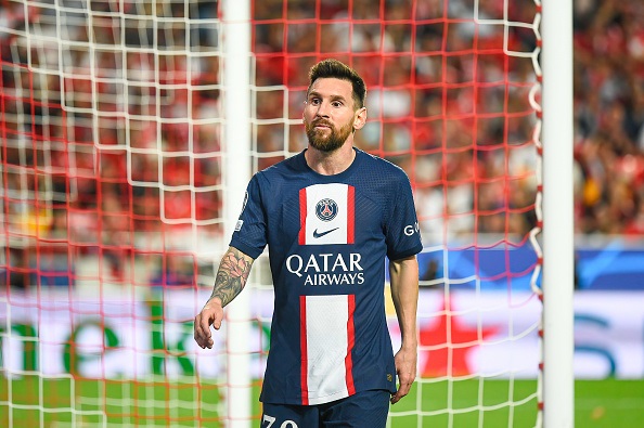 Lionel Messi of Paris Saint-Germain