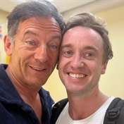 SEE THE PICS: It’s a Malfoy family reunion for Harry Potter’s Tom Felton and Jason Isaacs