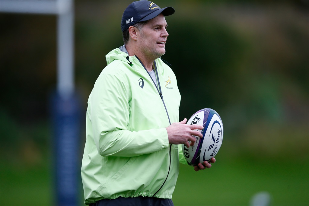 Rassie Erasmus, die Suid-Afrikaanse Rugbyunie se direkteur van rugby. Foto: Gallo Images