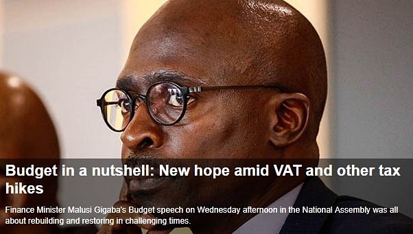 Building on the sense of a new beginning created by President Cyril Ramaphosa's State of the Nation Address on Friday, Finance Minister Malusi Gigaba's Budget Speech on Wednesday in the National Assembly was all about rebuilding and restoration in challenging times. 