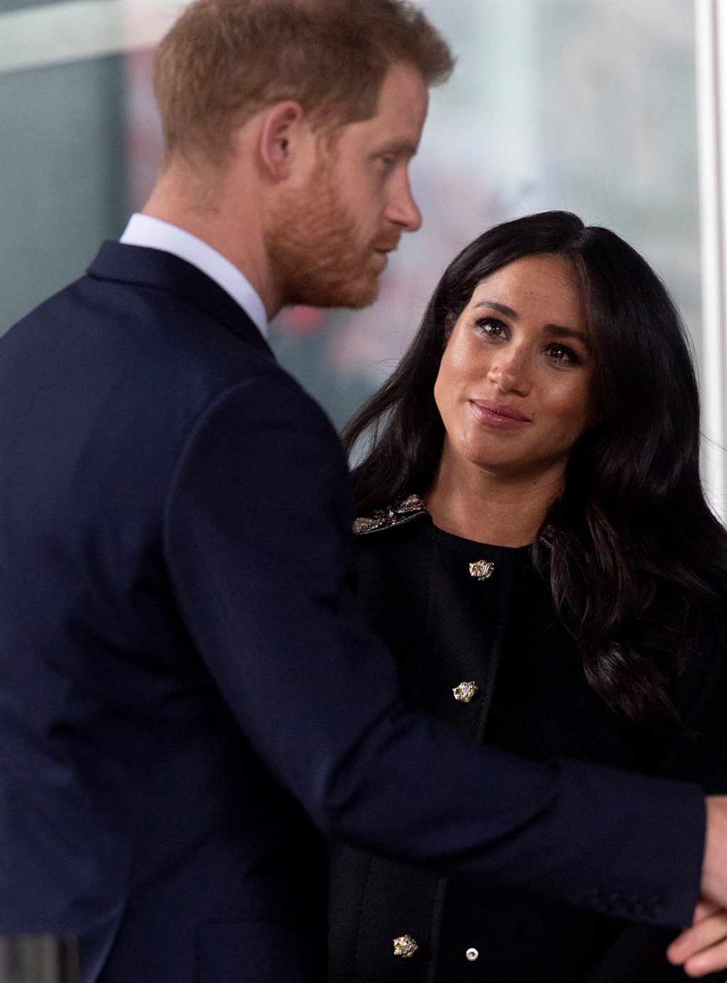 Prince Harry, Duke of Sussex and Meghan, Duchess of Sussex at New Zealand House on March 19, 2019 in London, England. The visit was following the recent terror attack which saw at least 50 people killed at a Mosque in Christchurch