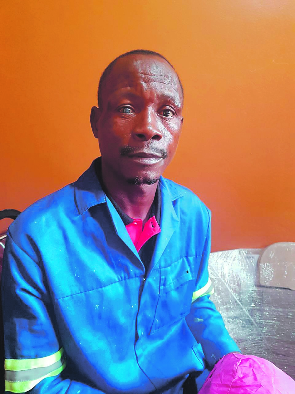 Rex Chabalala has been struggling to find employment because he is partially blind. Photo by Ntsako Mabunda