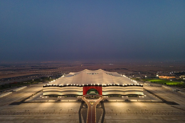 Ariel view of the Al Bayt Stadium