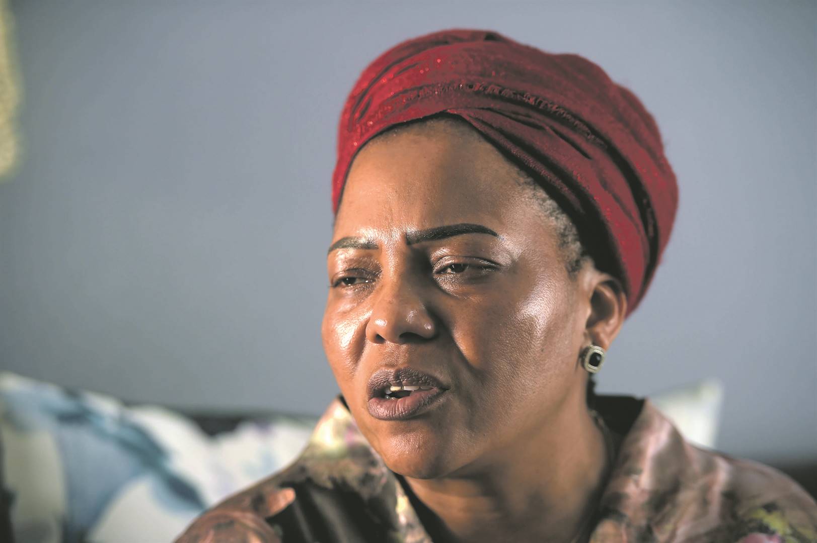 Heartbroken mum Eunice Matlamela still can’t believe her daughter Palesa is gone.    Photo by Trevor Kunene