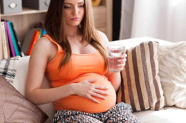 Pregnant women trying to cope with constipation.