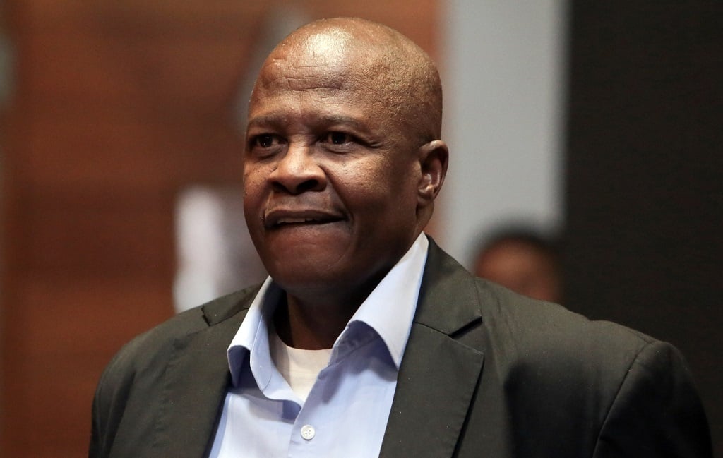 Former Transnet and Eskom CEO Brian Molefe in court on 29 August 2022.