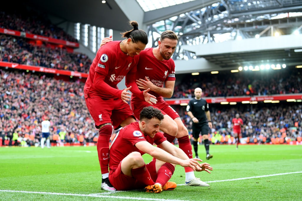 Liverpool v Tottenham - final score, Jota, Salah, Diaz, Jones