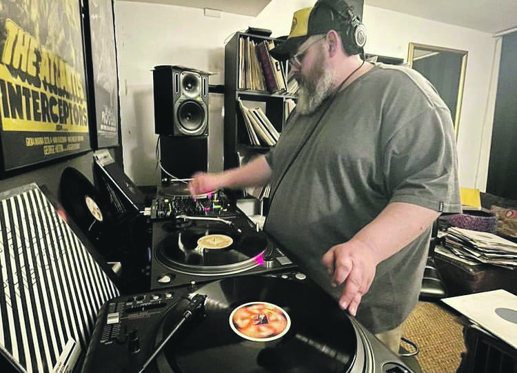 Like the good ol’ times:  DJ Andrew Kuipers Photo: supplied