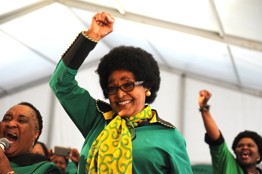 Winnie Madikizela-Mandela attends the ANC Women’s League celebration for her 80th birthday. Picture: Felix Dlangamandla