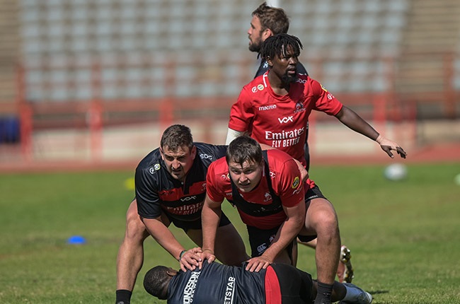 Sanele Nohamba in pre-season. (Lions Rugby Company/Facebook)