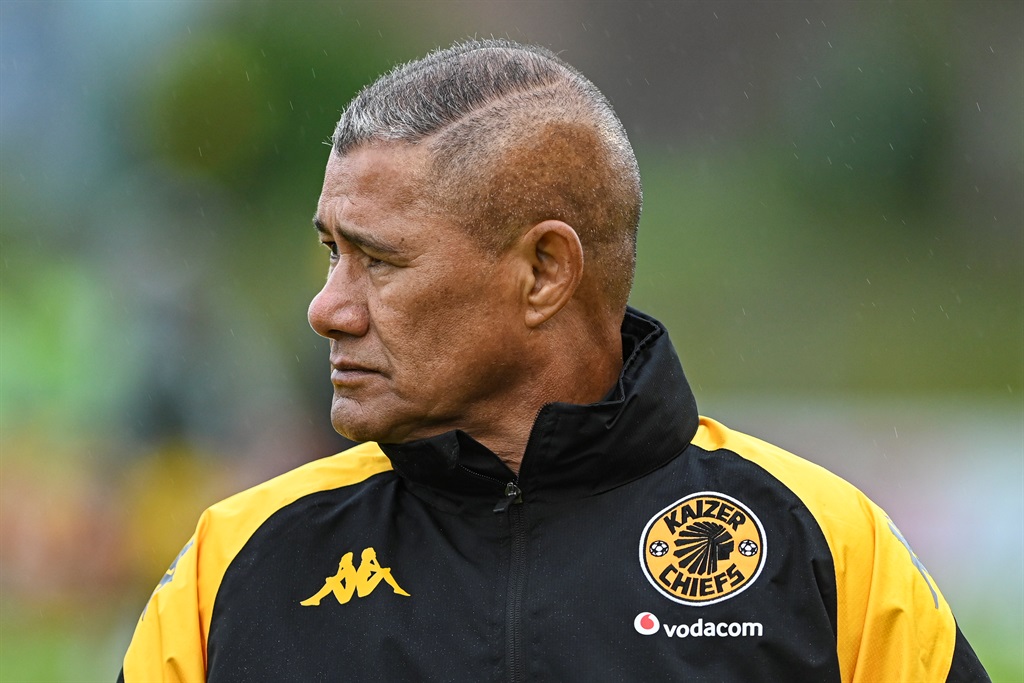 HAMMARSDALE, SOUTH AFRICA - OCTOBER 28: Cavin Johnson, interim head coach of Kaizer Chiefs during the DStv Premiership match between Golden Arrows and  Kaizer Chiefs at Mpumalanga Stadium on October 28, 2023 in Hammarsdale, South Africa. (Photo by Darren Stewart/Gallo Images)