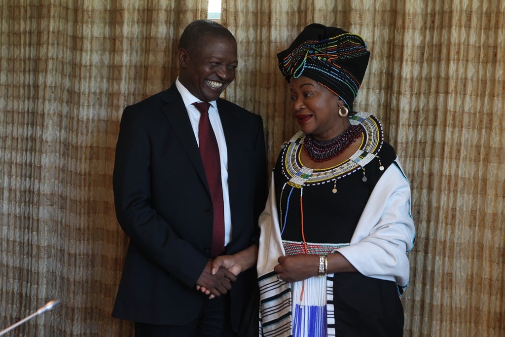 Deputy president David Mabuza and National Assembly Speaker Baleka Mbete. PHOTO: 