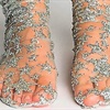 The sheer, glitter and embellished sock trend