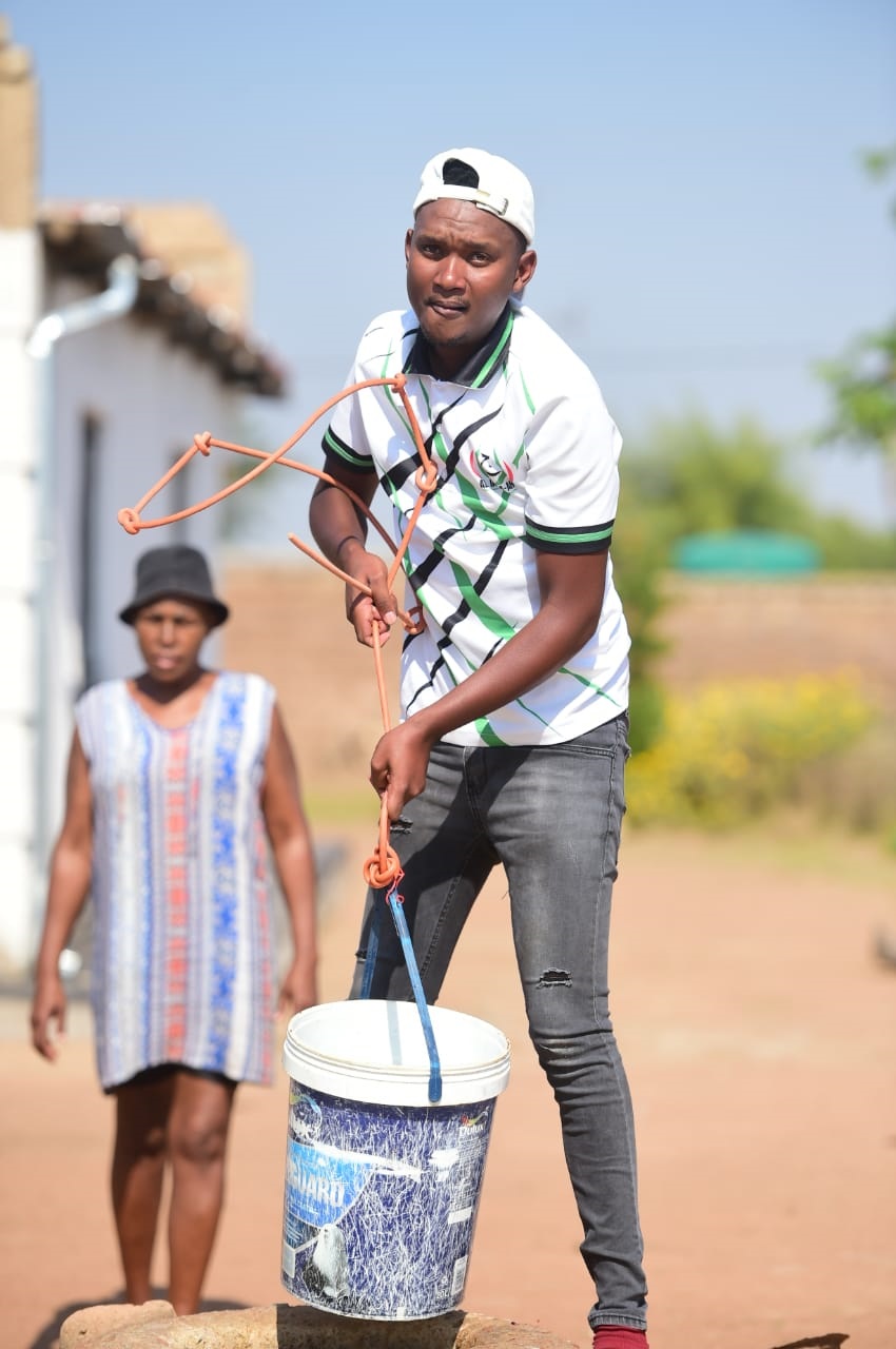 Kabelo Nthekiso has brought hope to the  community of Jakkalasdans, Ndlalane and Phasha-Maloka in Madibeng.                    Photo by Raymond Morare