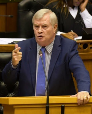 Leader of the Freedom Front Plus Pieter Groenewald. (Gallo Images)