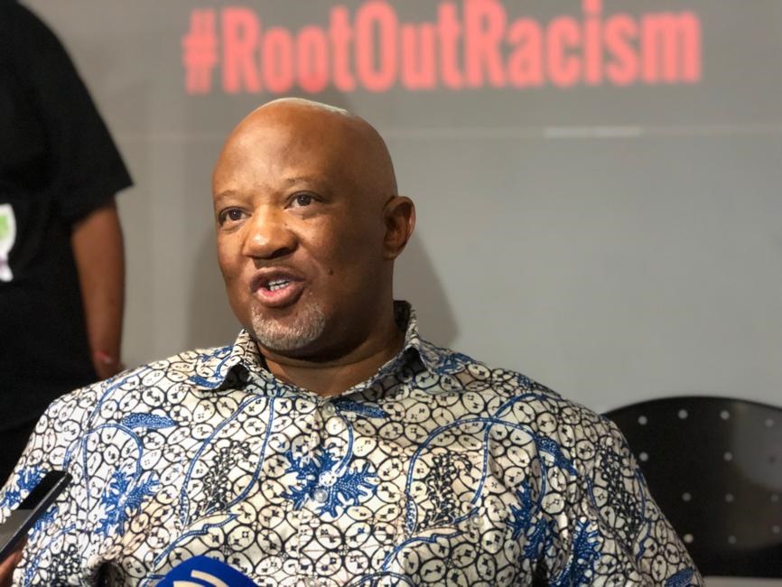 Former finance minister Mcebisi Jonas at the launch of Anti Racism Week. Picture: Juniour Khumalo