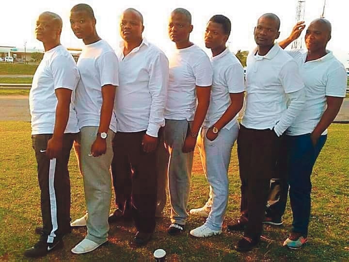 The seven Mancoba brothers, the so-called ‘seven Angels’, three of whom were shot dead last week. Picture: Facebook