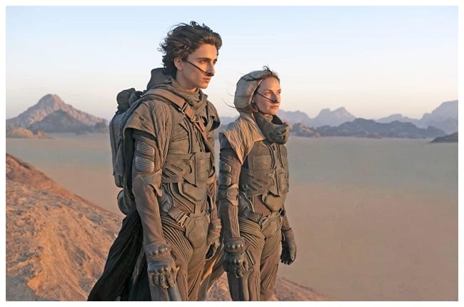 Royal heir Paul Atreides (Timothée Chalamet) and his mother, Lady Jessica (Rebecca Ferguson), must survive on the harsh planet Dune. (PHOTO: Gallo Images/Alamy)