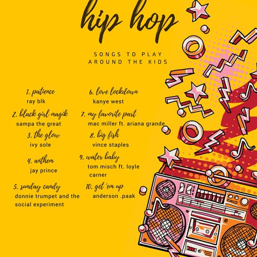 Hip-hop songs to play around the kids: Part 2