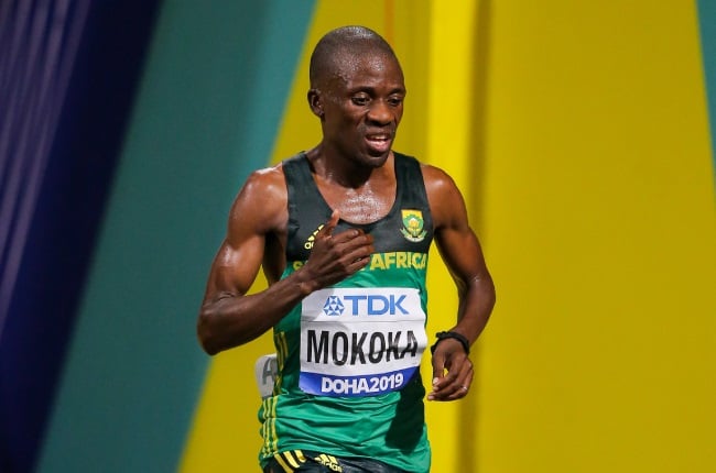 South African long-distance runner Stephen Mokoka