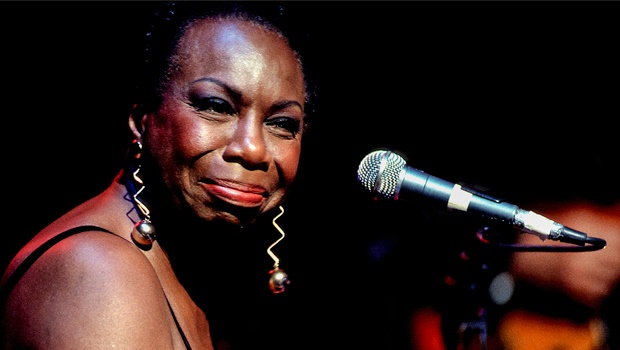 Singer, songwriter and civil rights activist Nina Simone performing at the Beacon Theater in 1993.