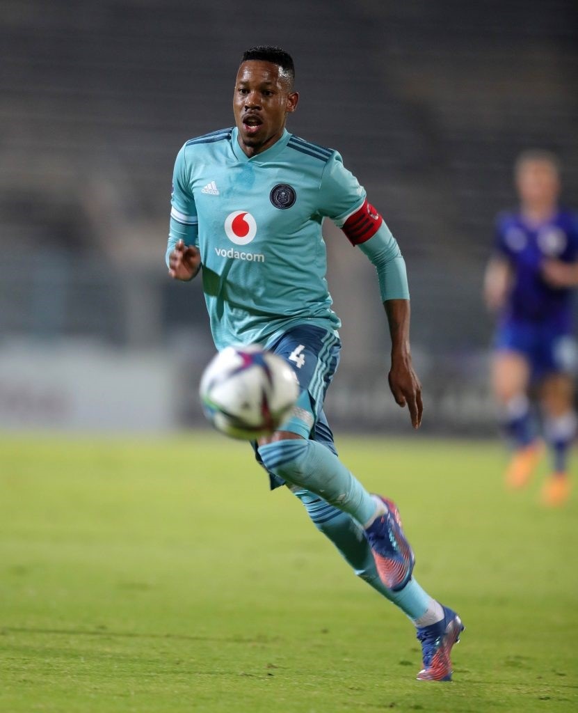 Happy Jele in action during his last match for Pir