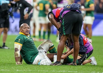 Knee injury could sideline Springbok hooker Mbonambi for 6 months