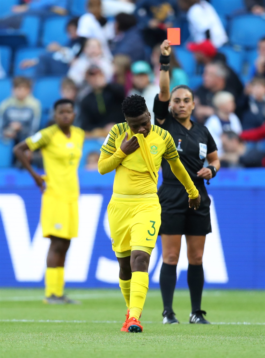 Nothando Vilakazi is back for Banyana Banyana after collecting two yellows against Sain in France. 