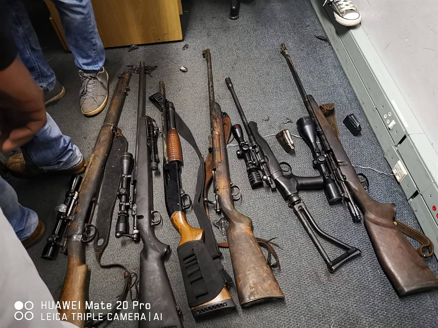 An intelligence-driven operation where police worked very closely with the community, has led to the recovery of five rifles and one shotgun. Photo SuppliedPhoto by 