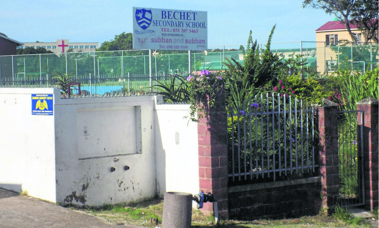 The school where a grade 12 pupil allegedly gave birth. Photo by Xolile Nkosi