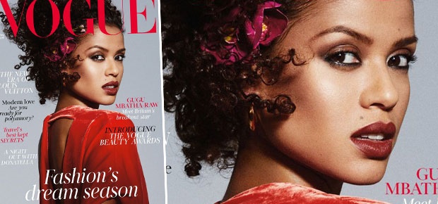 Gugu Mbatha-Raw on the cover of British Vogue. (Cover: Vogue/Mikael Jansson)