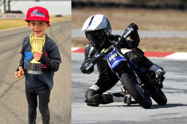 This Brakpan motorbike racer is on track to becoming a champ – and he's only seven years old!