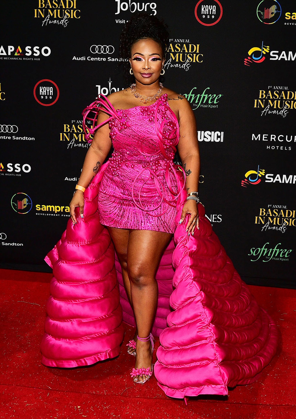 Boity on the Basadi In Music Awards red carpet on Saturday, 15 October. Photo by Lucky Morajane. 