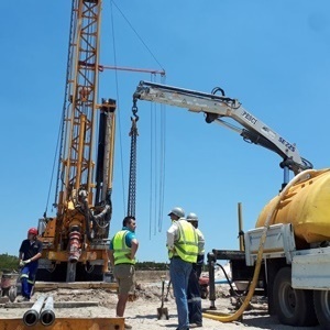 Cape Town's first test borehole into the Cape Flats aquifer. 