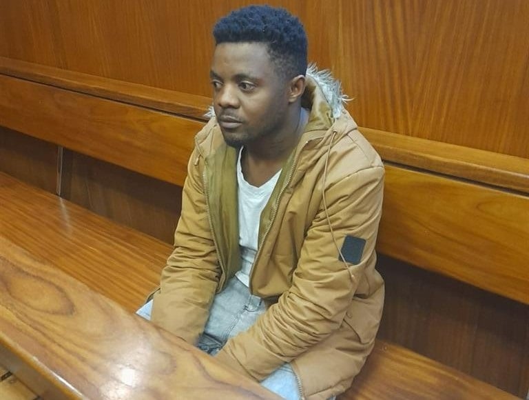Murder accused, Flavio Hlabangwane in court.