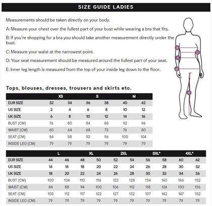 Zara Size Chart Women S Jeans