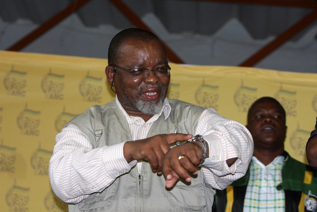 ANC Chairperson Gwede Mantashe wants the Mining Charter gazetted soon. Picture: Mbulelo Sisulu