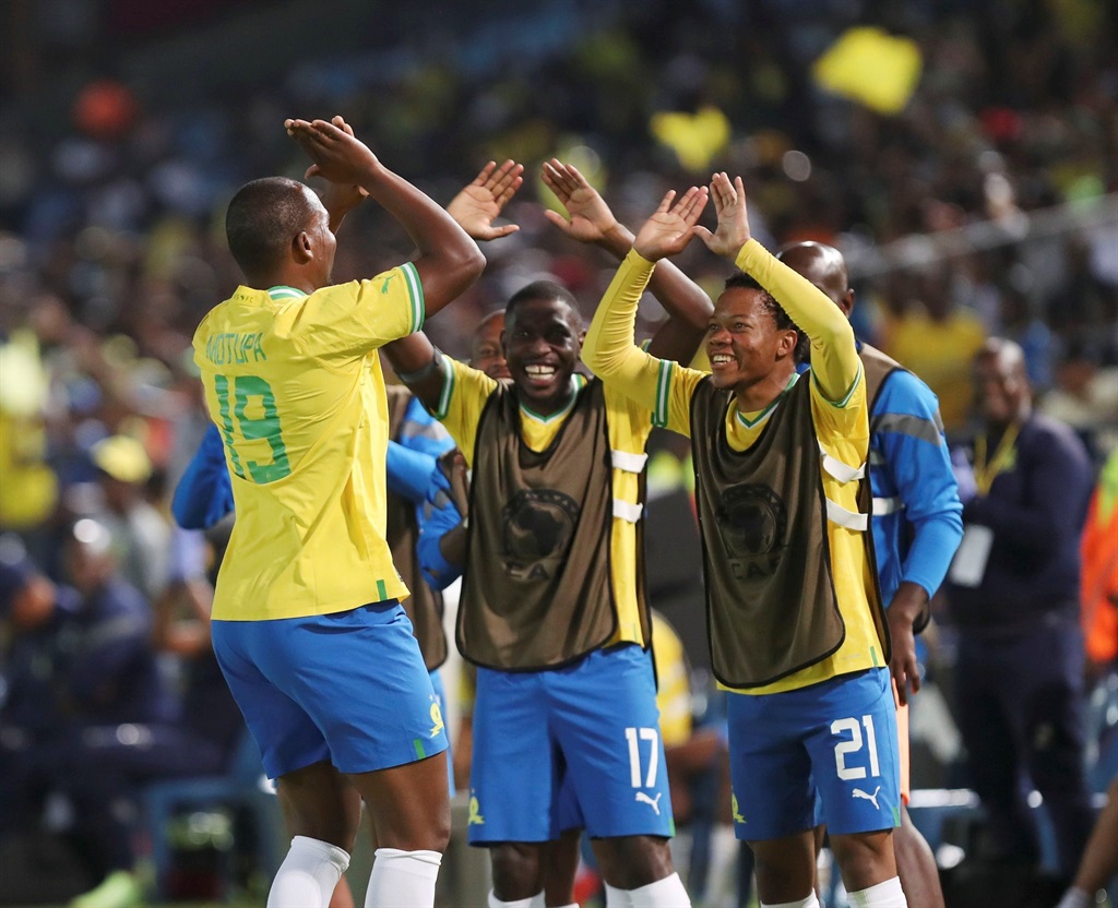 Mamelodi Sundowns in CAF action against El Passe