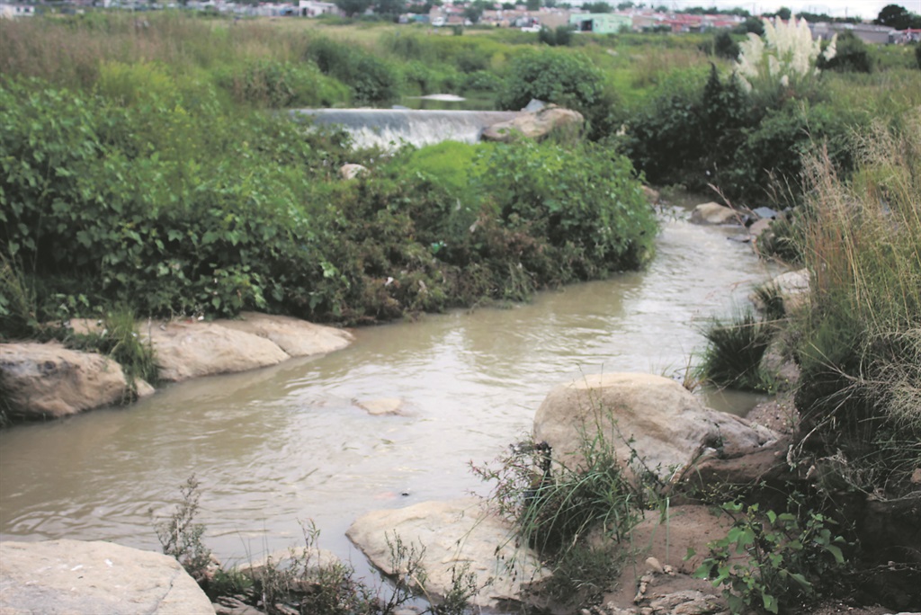 A couple drowned in this river in Olievenhoutbosch.        Photo by Stephens Molobi