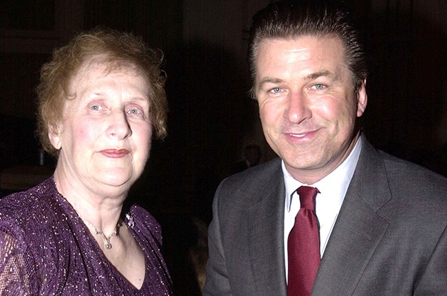 Alec Baldwin and his mother, Carol. 