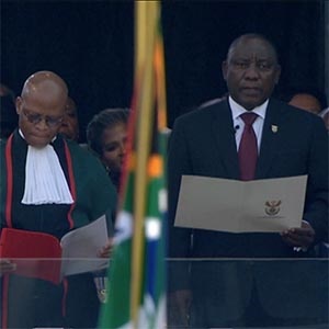 Cyril Ramaphosa has taken the oath and has officially been sworn in as the president of the Republic of South Africa at the inauguration ceremony at Loftus Versfeld Stadium in Pretoria on Saturday. (News24)