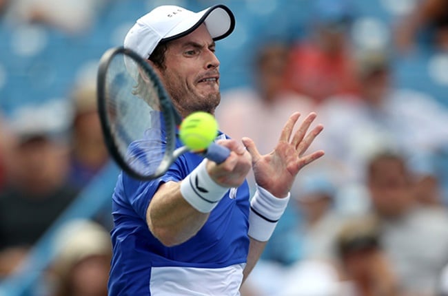 Andy Murray of Great Britain returns a shot to Richard Gasquet of France during Day 3 of the Western and Southern Open at Lindner Family Tennis Centre on 12 August 2019 in Mason, Ohio.