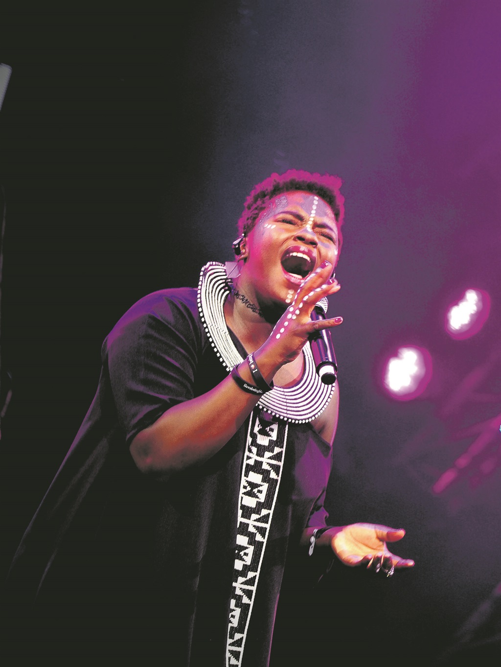 OPOENING ACT Amanda Black set the tone at the Cape Town International Jazz Festival. Picture: Lerato Maduna