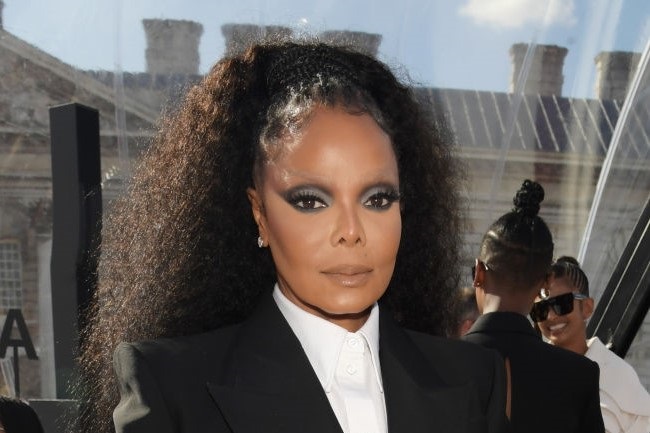 Janet Jackson at the Alexander McQueen spring/summer 2023 Womenswear show in London, England.
