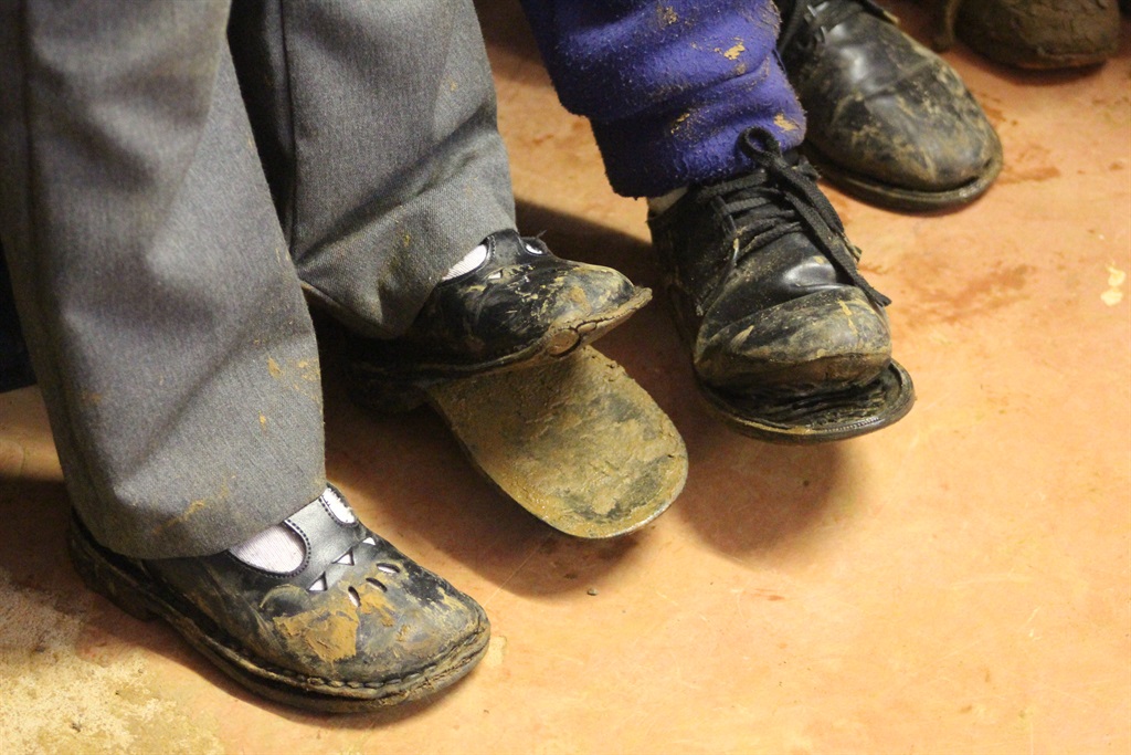 Pupils will no longer have to walk to and from school wearing broken shoes. Picture: Nosipiwo Manona